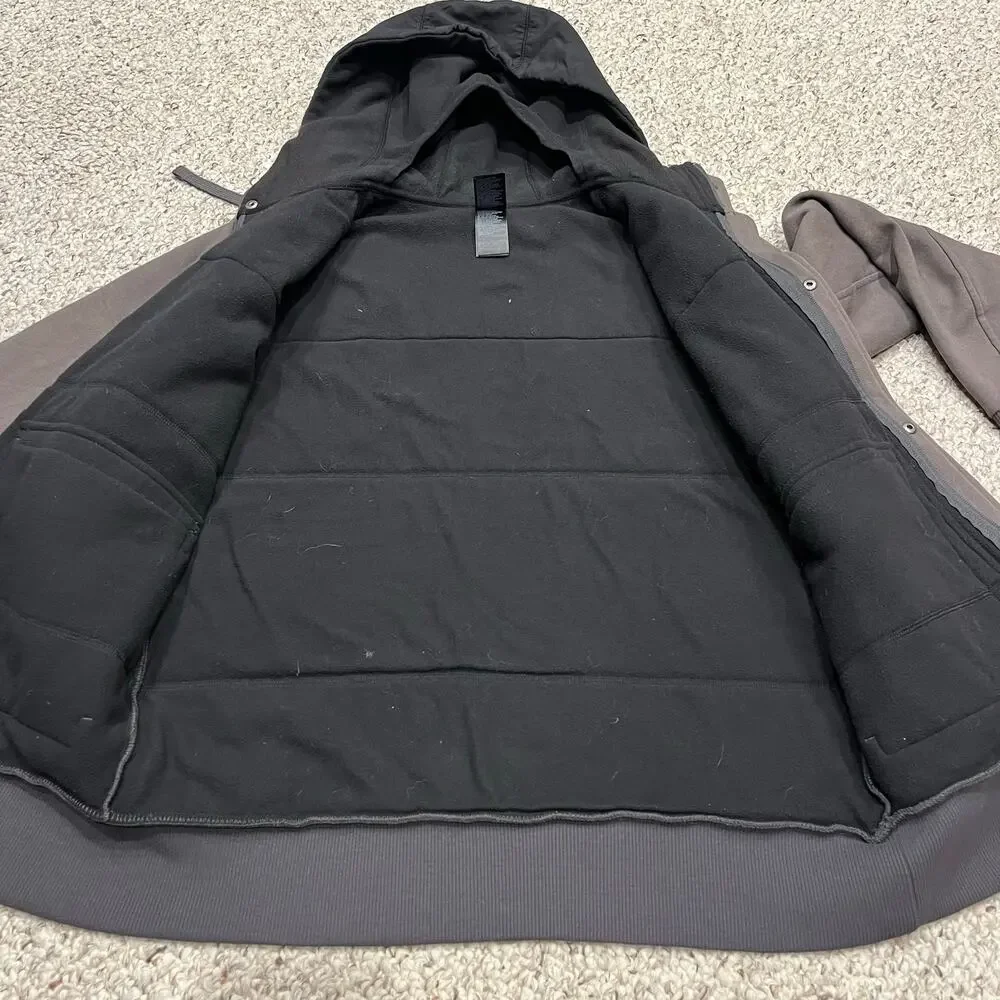 The North Face Rivington Full Zip Hooded Jacket M Gray Gorpcore Outdoor Hike
